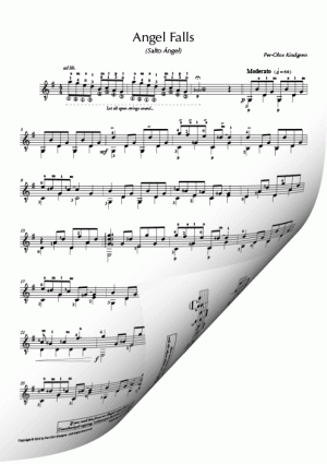 Angel Falls (sheet music)