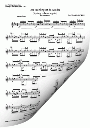 Spring is here again (Fruhling ist wieder da) (Sheet music)
