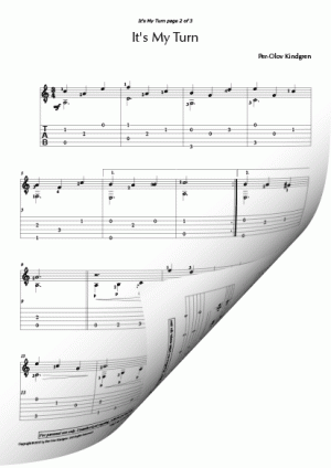 It's My Turn (sheet music + TAB)