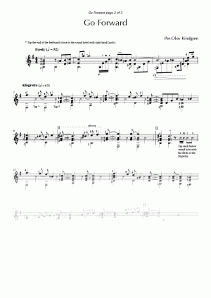 Go Forward (sheet music)