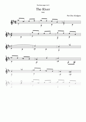 The River (sheet music)