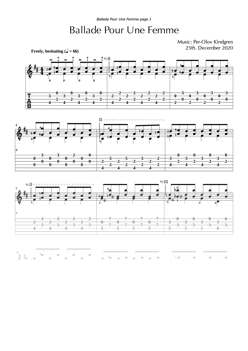 Pieces Sheet Music | Sum 41 | Guitar Tab