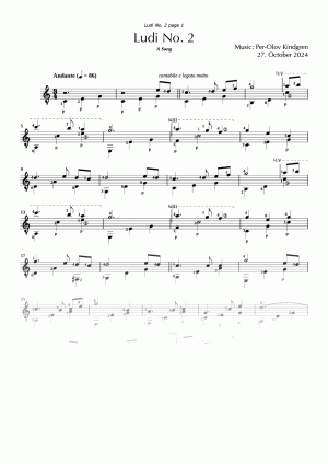 Ludi No. 2 (sheet music)